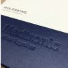 Moleskie Prussian Blue met logo bedrukken