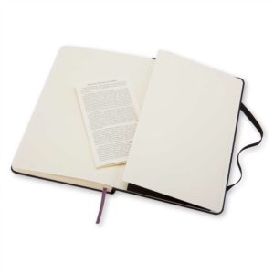 Moleskine notitieboek met envelop en geschiedenis Moleskine
