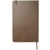 Moleskine kleur bruin achterzijde boek
