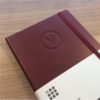 Moleskine Amaranth Bordeaux Rood met blinddruk logo