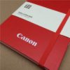 Moleskine notitieboek rood | logo bedrukking canon