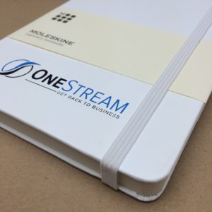 Moleskine notitieboek Wit | met logo bedrukt