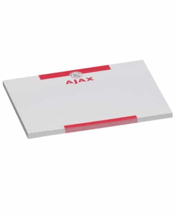 Zelfklevende memoblokken met logo bedrukking
