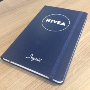 Moleskine boek met eigen naam