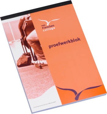 Proefwerkpapier - Blok kopgehecht