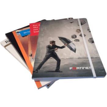 softcover notitieboek met ronde hoeken en praktische elastieksluiting