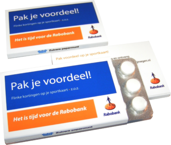 pepermunt met eigen logo