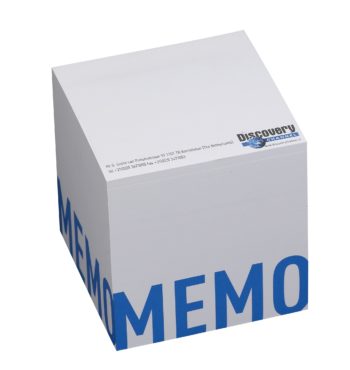 kubusblok van The Notepad Factory