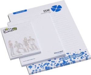schrijfblok met logo | goedkoop A4 A5 A6