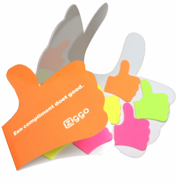 thumbs up / duimpje zelfklevende blaadjes postits