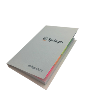 Pagemarkers in omslag