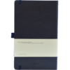 Castelli notitieboek Premium Lederlook Blauw 380 achterzijde