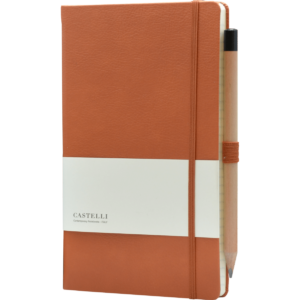 Castelli notitieboek Premium Lederlook Bruin 368