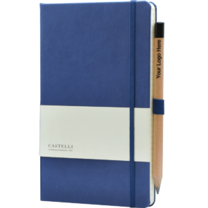 Castelli notitieboek Soft Touch Blauw 481