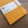 Preegdruk op notitieboek