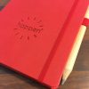 Castelli Soft Touch Rood met stempel the notepad factory