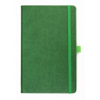 Notitieboek Groen - op maat gemaakt met logo