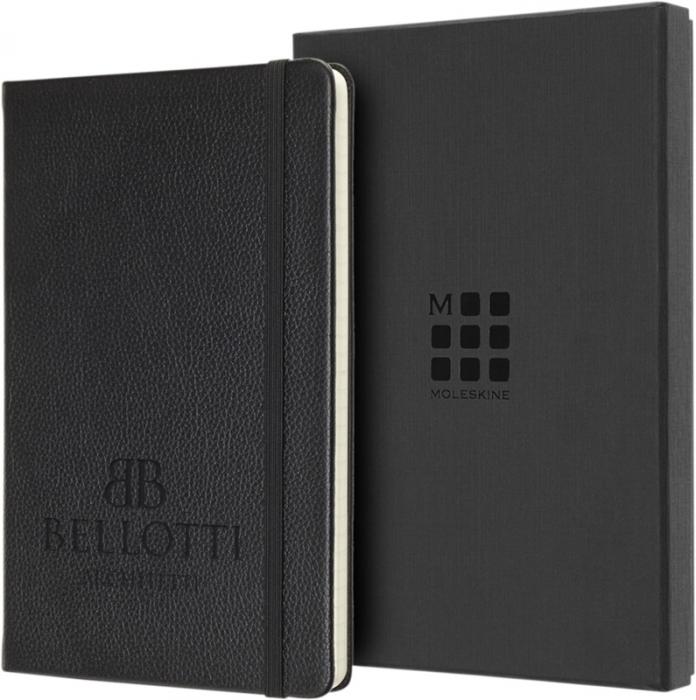 voorzien Proberen Buitenshuis Lederen Moleskine® notitieboek - Zwart