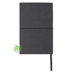 Recycled leder notitieboek zwart 5_web