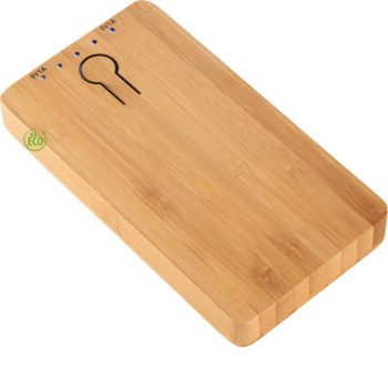 bamboe powerbank bedrukken the notepad factory