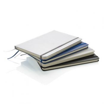 schetsboek blanco pagina's bedrukken met eigen logo
