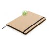 Notitieboek bedrukken met logo kraftpapier druk op snede
