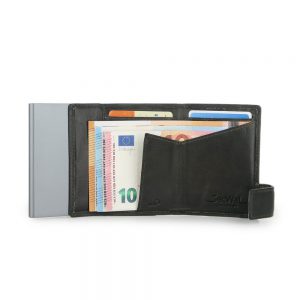 SecWal kaarthouder met portemonnee_leder_vintage groen_4