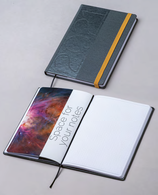 agenda met eigen logo debossing