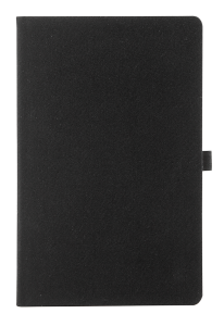notitieboek met eigen logo zwart