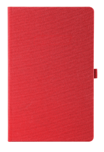 notitieboek met eigen logo rood