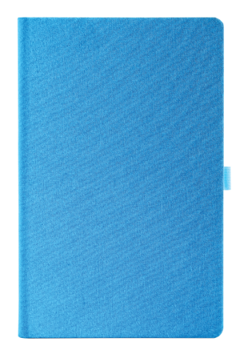 linnen notitieboek met eigen logo