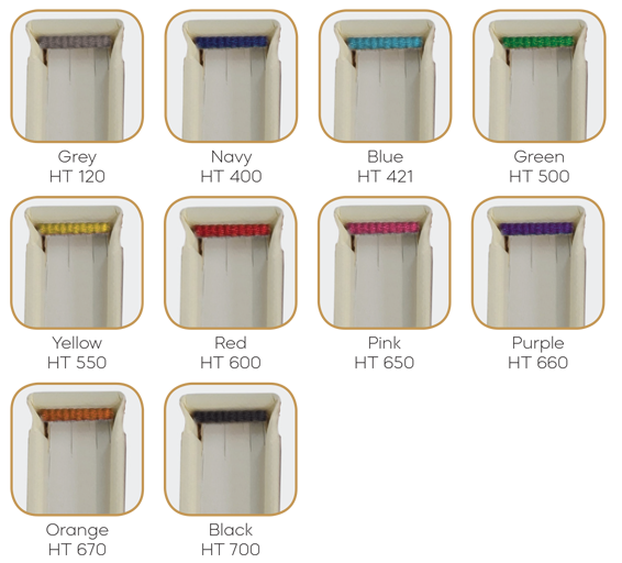 Kleuren kapitaalbandjes