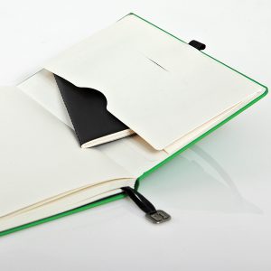 envelop in notitieboek