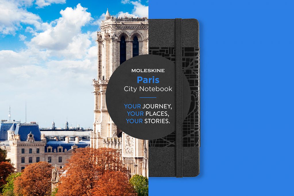 city notebook met eigen logo Parijs