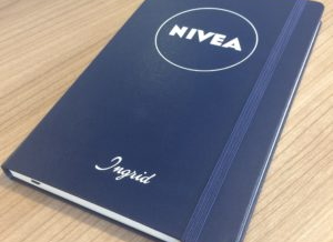 notitieboek met naam