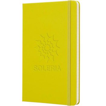 Moleskine geel bedrukken