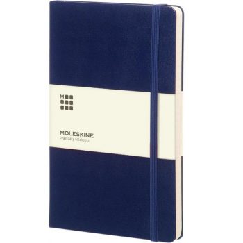 Moleskine met logo bedrukken blauw