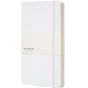 Moleskine notitieboek met bedrukking Wit