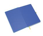 spiegelblad in de kleur blauw