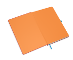 spiegelblad in de kleur oranje