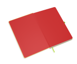 spiegelblad in kleur rood