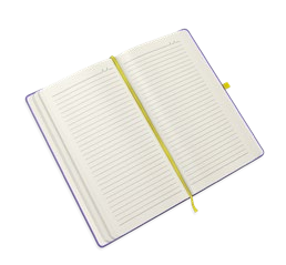 Ivory gelinieerd papier notitieboek