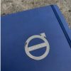 metalized logo volvo zwartzilver