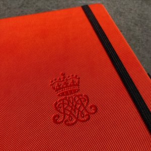 Mix&Match notitieboek Moderno Oranje met logo preeg