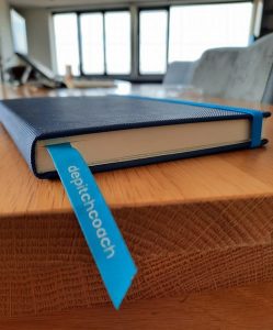 notitieboek met leeslint bedrukking
