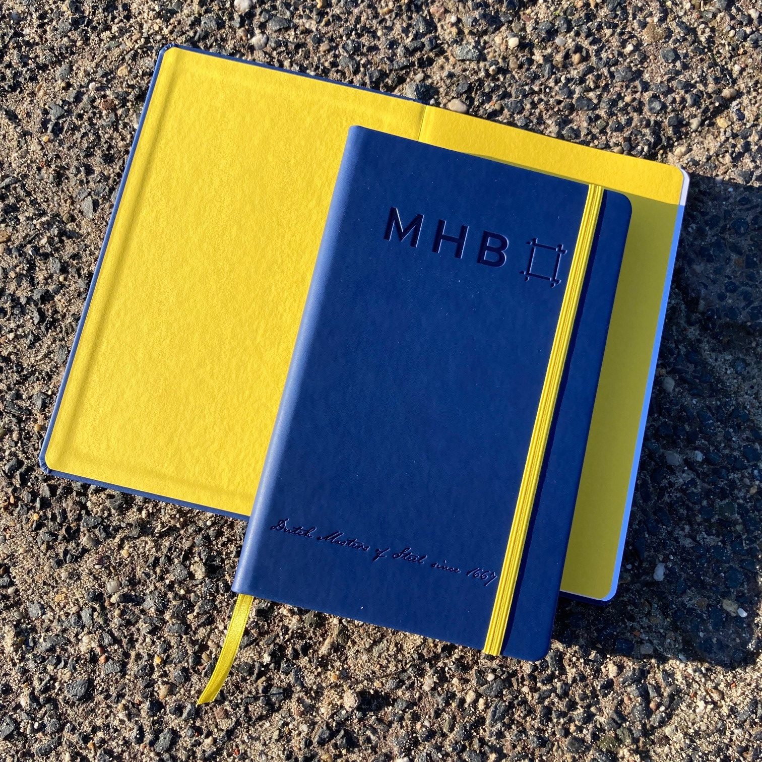 Notitieboek met spiegelblad in kleur