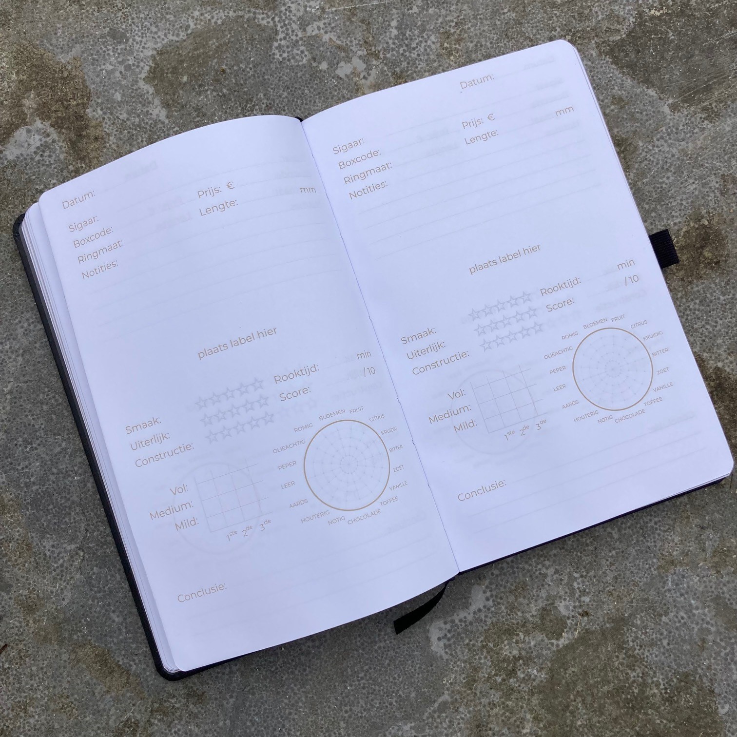 100% Custom notitieboek met eigen pagina's