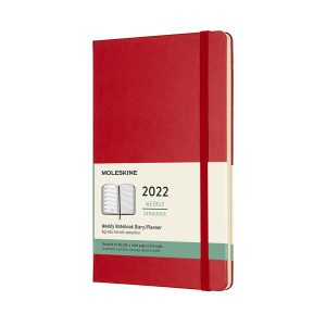 Moleskine-Agenda-Rood-personaliseren-weekly