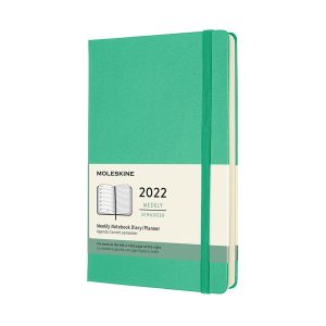 Moleskine-Agenda-groen-logo-bedrukken-weekly