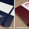 foliedruk versus blinddruk - moleskine